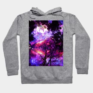 Space Sky and Trees Hoodie